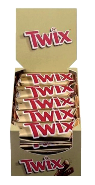 Een Snoep Twix reep 25x50 gram koop je bij VHK Kantoorartikelen