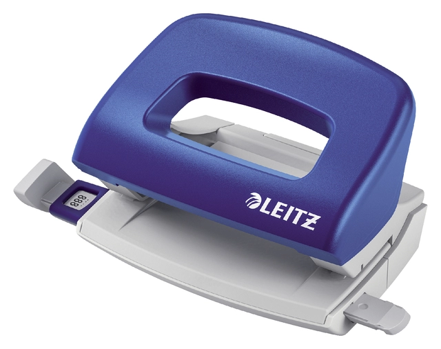 Een Perforator Leitz Nexxt mobiele 10 vel blauw koop je bij VHK Kantoorartikelen