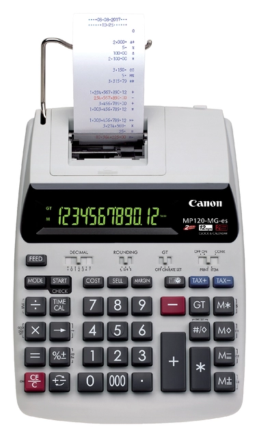 Een Rekenmachine Canon MP120-MG ESII koop je bij VHK Kantoorartikelen