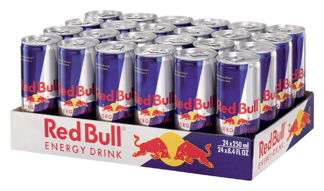 Een Energiedrank Red Bull blik 250ml koop je bij VHK Kantoorartikelen