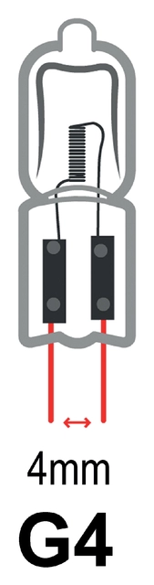 Een Ledlamp Integral GU4 2700K warm wit 1.1W 95lumen koop je bij Hoekmankantoorartikelen.nl