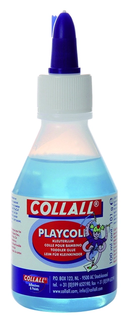 Een Kinderlijm Collall Playcoll 100ml koop je bij VHK Kantoorartikelen