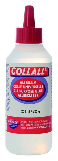 Een Alleslijm Collall 250ml koop je bij VHK Kantoorartikelen