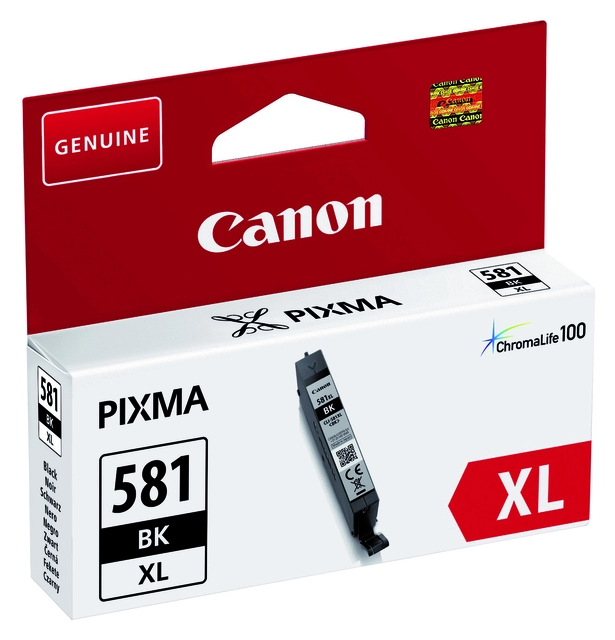 Een Inktcartridge Canon CLI-581XL zwart koop je bij Hoekmankantoorartikelen.nl