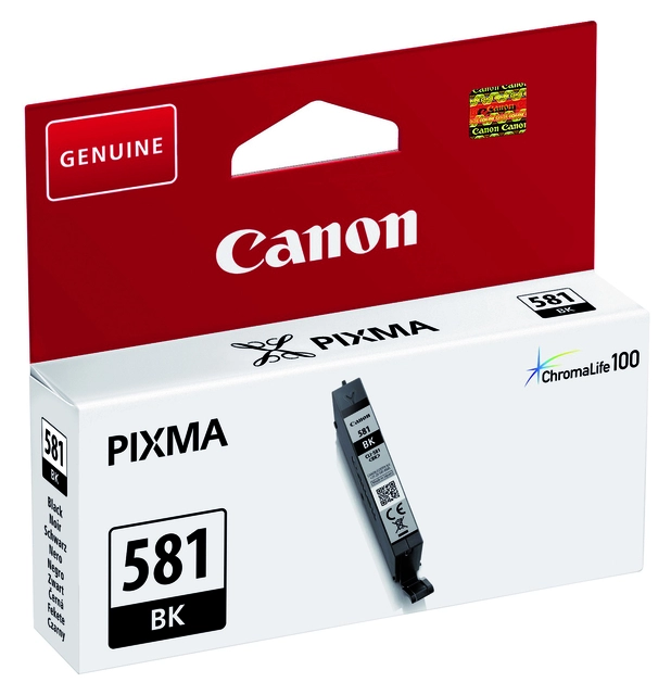 Een Inktcartridge Canon CLI-581 zwart koop je bij Hoekmankantoorartikelen.nl