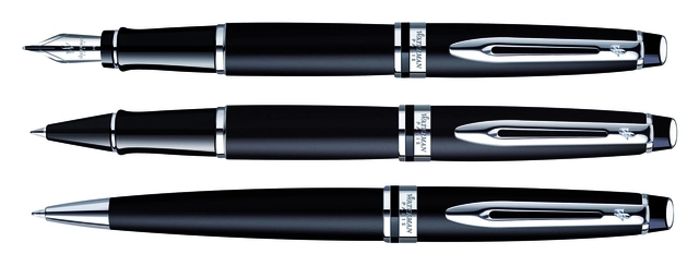 Een Rollerpen Waterman Expert matt black CT fijn koop je bij Hoekmankantoorartikelen.nl