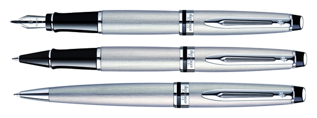 Een Balpen Waterman Expert stainless steel CT medium koop je bij VHK Kantoorartikelen