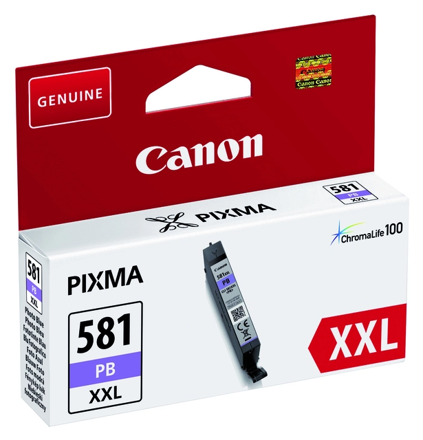 Een Inktcartridge Canon CLI-581XXL foto blauw koop je bij VHK Kantoorartikelen