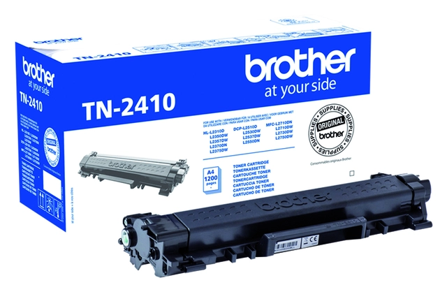 Een Toner Brother TN-2410 zwart koop je bij VHK Kantoorartikelen