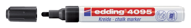 Een Krijtstift edding 4095 rond 2-3mm zwart koop je bij VHK Kantoorartikelen