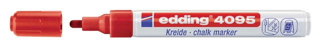 Een Krijtstift edding 4095 rond 2-3mm rood koop je bij VHK Kantoorartikelen