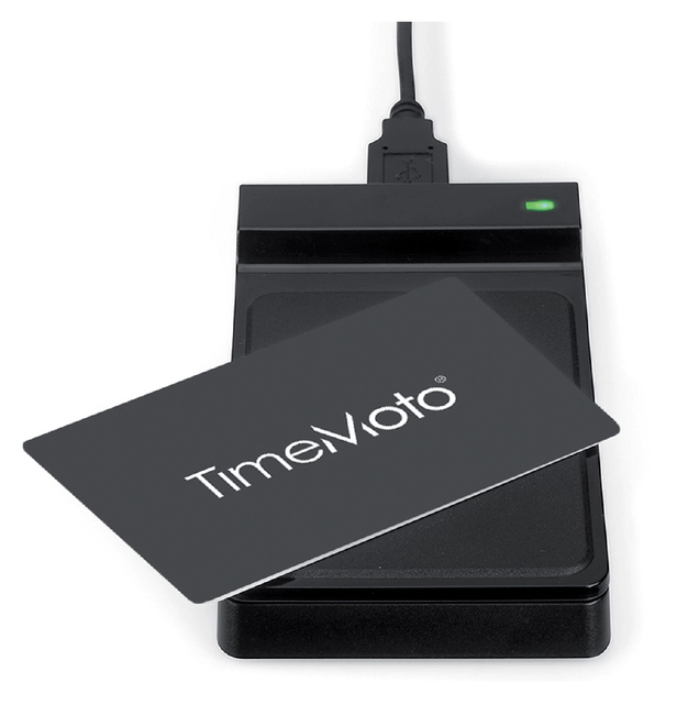 Een TimeMoto RF-150 USB RFID reader koop je bij VHK Kantoorartikelen