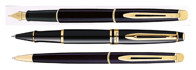 Een Rollerpen Waterman Expert black lacquer GT fijn koop je bij Hoekmankantoorartikelen.nl