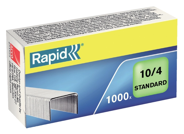 Een Nieten Rapid nr.10 gegalvaniseerd standaard 1000 stuks koop je bij Hoekmankantoorartikelen.nl