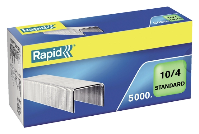 Een Nieten Rapid nr.10 gegalvaniseerd standaard 5000 stuks koop je bij Hoekmankantoorartikelen.nl