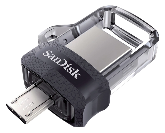 Een USB-stick 3.0 Sandisk Dual Micro Ultra 256GB koop je bij VHK Kantoorartikelen