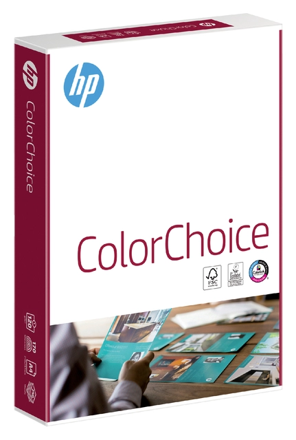 Een Kleurenlaserpapier HP Color Choice A4 120gr wit 250vel koop je bij VHK Kantoorartikelen