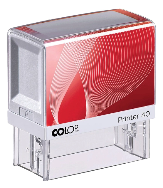 Een Tekststempel Colop Printer 40 personaliseerbaar 6regels 59x23mm koop je bij VHK Kantoorartikelen