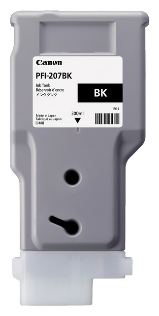 Een Inktcartridge Canon PFI-207 zwart koop je bij VHK Kantoorartikelen