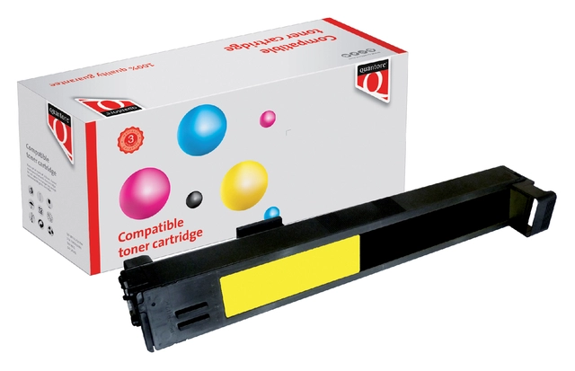 Een Tonercartridge Quantore alternatief tbv HP CB382A 824A geel koop je bij Hoekmankantoorartikelen.nl