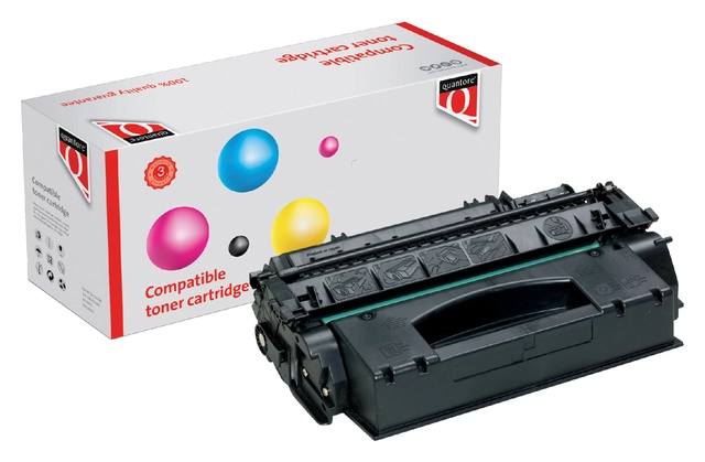 Een Tonercartridge Quantore alternatief tbv HP Q5949A 49A zwart koop je bij VHK Kantoorartikelen