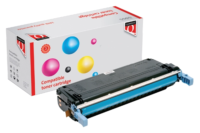 Een Tonercartridge Quantore alternatief tbv HP C9731A 645A blauw koop je bij Hoekmankantoorartikelen.nl