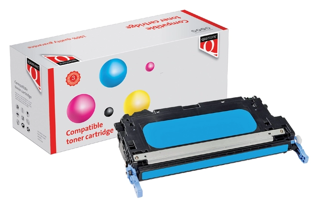 Een Tonercartridge Quantore alternatief tbv HP Q7581A 503A blauw koop je bij Hoekmankantoorartikelen.nl