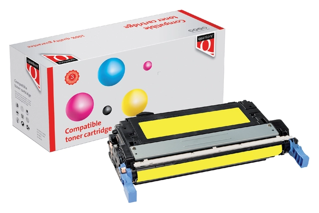 Een Tonercartridge Quantore alternatief tbv HP Q5952A 643A geel koop je bij VHK Kantoorartikelen