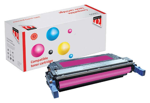 Een Tonercartridge Quantore alternatief tbv HP Q6463A 644A rood koop je bij VHK Kantoorartikelen