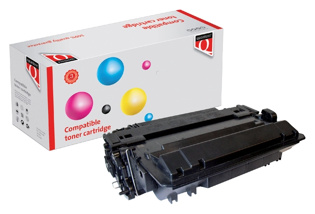 Een Tonercartridge Quantore alternatief tbv HP CE255XX 55XX zwart koop je bij VHK Kantoorartikelen