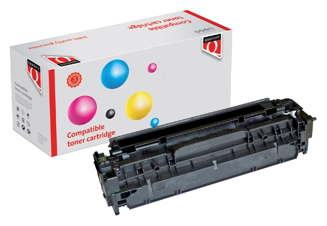 Een Tonercartridge Quantore alternatief tbv HP CE410X 305X zwart koop je bij VHK Kantoorartikelen