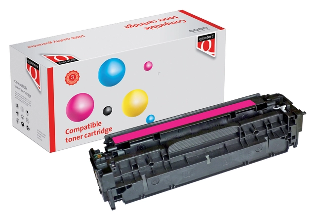 Een Tonercartridge Quantore alternatief tbv HP CC533A 304A rood koop je bij VHK Kantoorartikelen