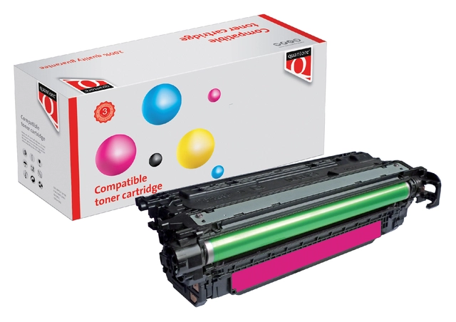 Een Tonercartridge Quantore alternatief tbv HP CE263A 648A rood koop je bij VHK Kantoorartikelen