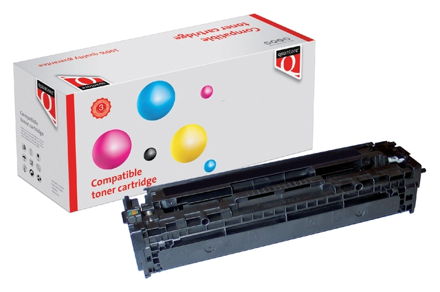 Een Tonercartridge Quantore alternatief tbv HP CE320A 128A zwart koop je bij VHK Kantoorartikelen