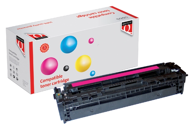 Een Tonercartridge Quantore alternatief tbv HP CE323A 128A rood koop je bij VHK Kantoorartikelen