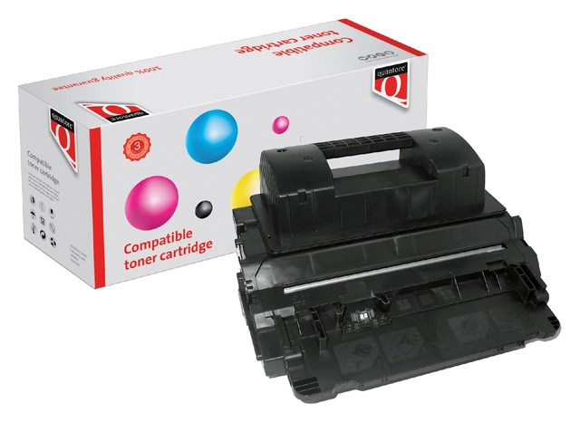 Een Tonercartridge Quantore alternatief tbv HP CE390A 90A zwart koop je bij VHK Kantoorartikelen