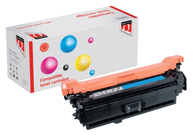 Een Tonercartridge Quantore alternatief tbv HP CE401A 507A blauw koop je bij VHK Kantoorartikelen