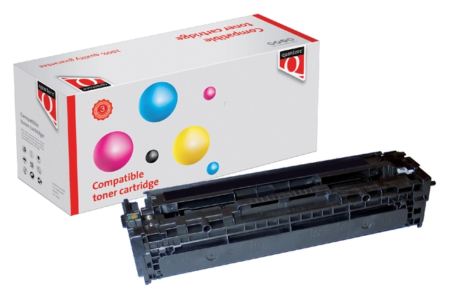 Een Tonercartridge Quantore alternatief tbv HP CF210A 131A zwart koop je bij VHK Kantoorartikelen