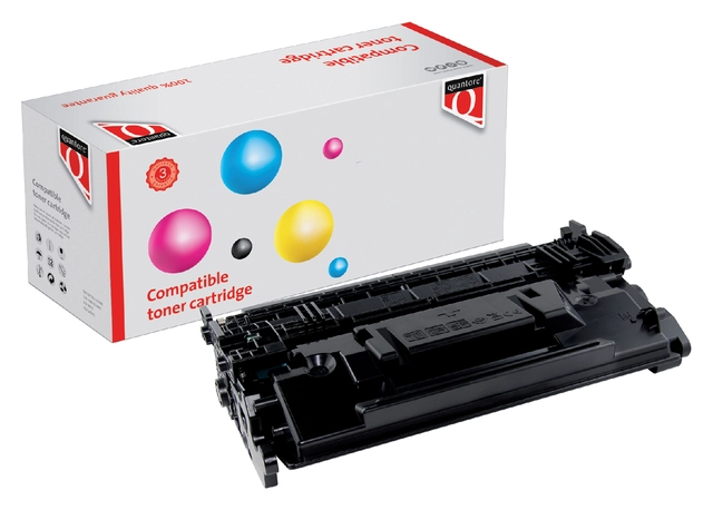 Een Tonercartridge Quantore alternatief tbv HP CF287A 87A zwart koop je bij VHK Kantoorartikelen