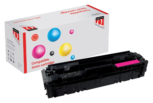 Een Tonercartridge Quantore alternatief tbv HP CF403A 201A rood koop je bij VHK Kantoorartikelen