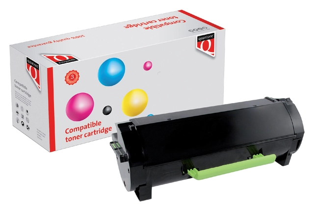 Een Tonercartridge Quantore alternatief tbv Lexmark 50F0HA0 zwart koop je bij Hoekmankantoorartikelen.nl