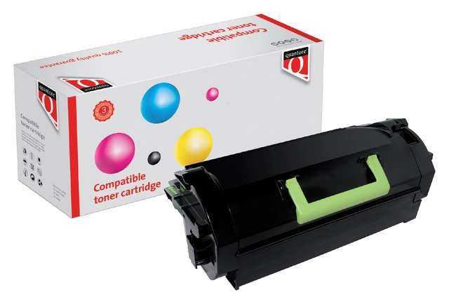 Een Tonercartridge Quantore alternatief tbv Lexmark 52D0HA0zwart koop je bij VHK Kantoorartikelen