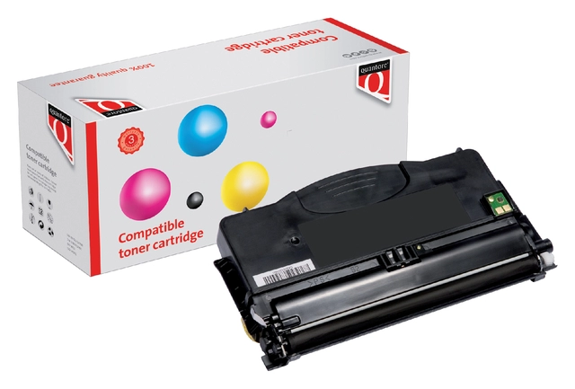 Een Tonercartridge Quantore alternatief tbv Lexmark 12016SE zwart koop je bij VHK Kantoorartikelen