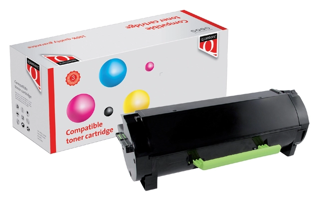 Een Tonercartridge Quantore alternatief tbv Lexmark 50F2000 zwart koop je bij Hoekmankantoorartikelen.nl