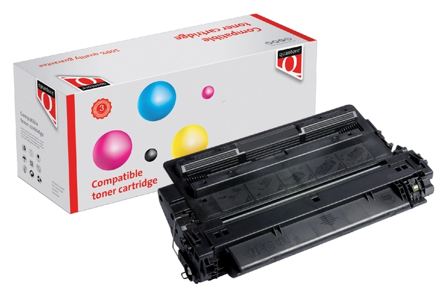 Een Tonercartridge Quantore alternatief tbv HP Q7516A 16A zwart koop je bij VHK Kantoorartikelen