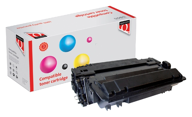 Een Tonercartridge Quantore alternatief tbv HP CE255X 55X zwart koop je bij VHK Kantoorartikelen