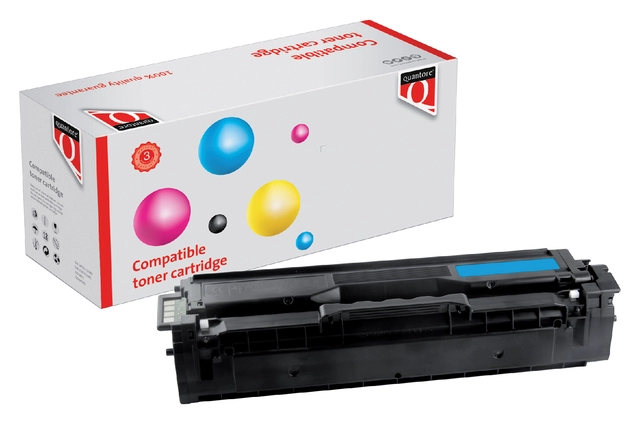 Een Tonercartridge Quantore alternatief tbv Samsung CLT-C504S blauw koop je bij Boek en kantoorvakhandel Reterink