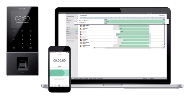 Een Tijdregistratiesysteem TimeMoto TM-828 SC koop je bij VHK Kantoorartikelen