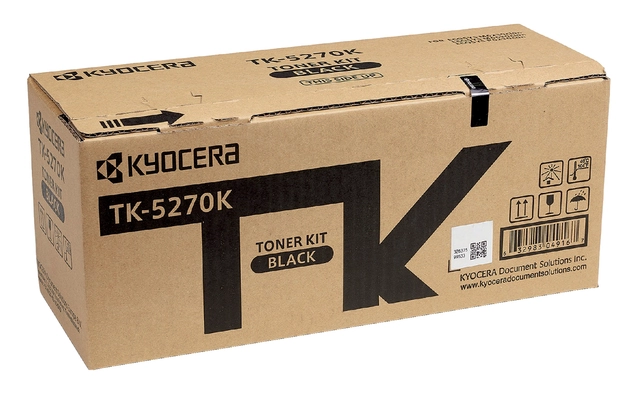 Een Toner Kyocera TK-5270K zwart koop je bij Hoekmankantoorartikelen.nl