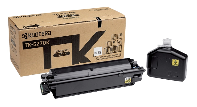 Een Toner Kyocera TK-5270K zwart koop je bij Hoekmankantoorartikelen.nl